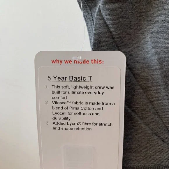 Lululemon 5 Year Basic T - Picture 6 of 7